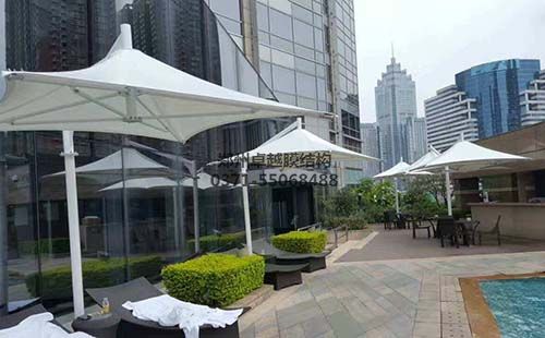 膜結(jié)構(gòu)建筑之遮陽傘