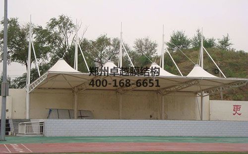 百色膜結(jié)構(gòu)看臺【百色職業(yè)學院等】設計施工案例