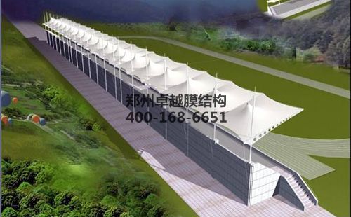 來賓膜結(jié)構(gòu)看臺【來賓學院等】設計施工案例