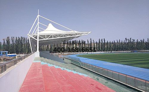 德陽膜結(jié)構(gòu)看臺【德陽中學等】設計施工案例