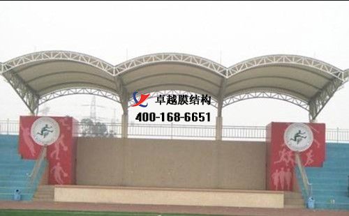 湖北膜結構看臺/主席臺【湖北城市職業(yè)學校等】設計施工案例