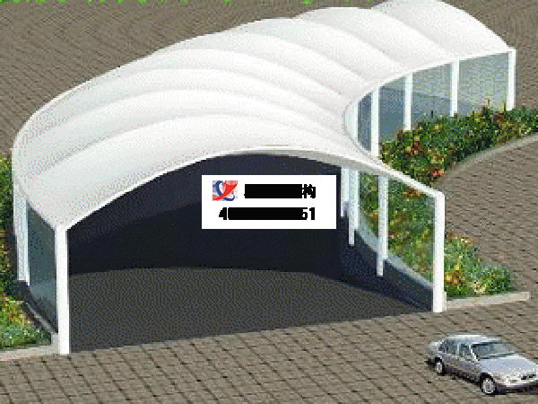 晉中膜結(jié)構(gòu)地下車庫出入口【晉中市和特科技有限公司等】設計施工案例