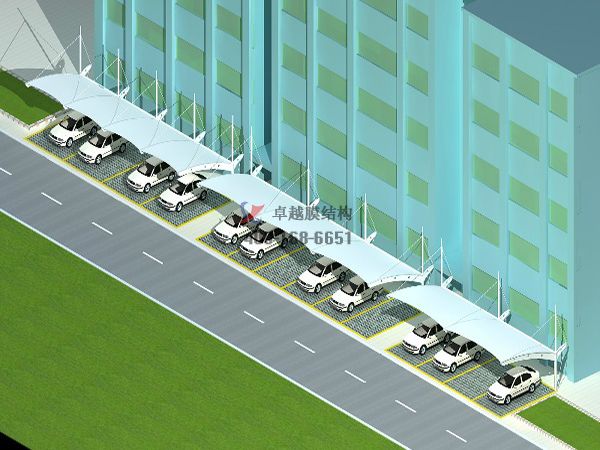    阿克蘇<font color='red'>膜結(jié)構(gòu)車棚</font>【阿克蘇統(tǒng)一企業(yè)有限公司等】設計施工案例