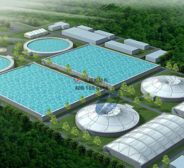 上海反吊膜<font color='red'>污水池膜結(jié)構(gòu)</font>罩棚設(shè)計安裝施工 　　