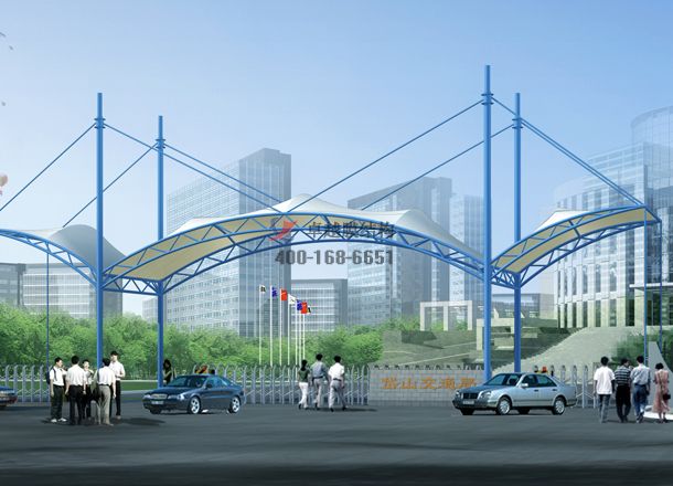 大理商場etfe頂棚膜結構設計施工案例