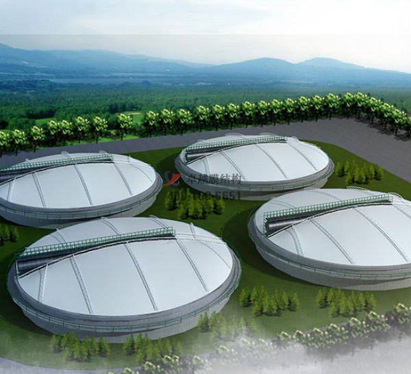 商洛<font color='red'>污水池膜結(jié)構(gòu)</font>設(shè)計施工【案例圖片】 　　