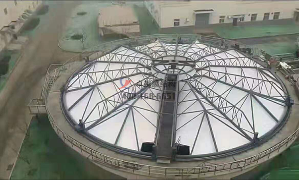 婁底<font color='red'>污水池膜結(jié)構(gòu)</font>設(shè)計施工【案例圖片】 　　