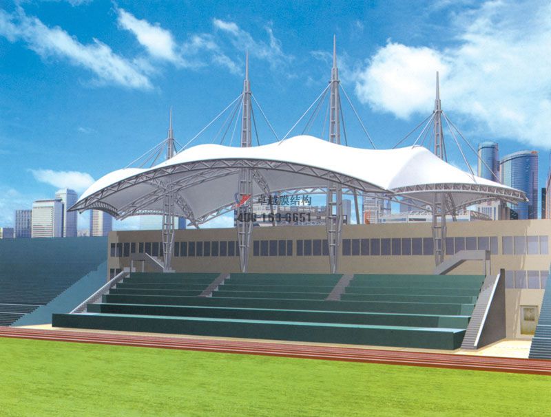 仙桃體育場看臺(tái)雨篷/主席臺(tái)舞臺(tái)設(shè)計(jì)公司