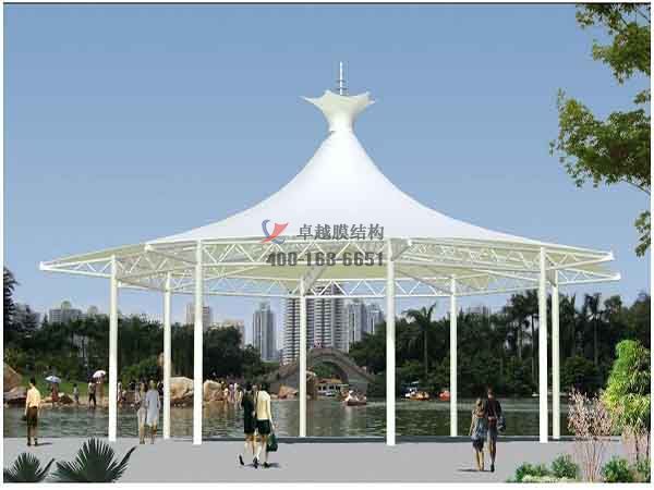 滁州張拉<font color='red'>膜結(jié)構(gòu)景觀</font>設(shè)計施工【案例圖片】