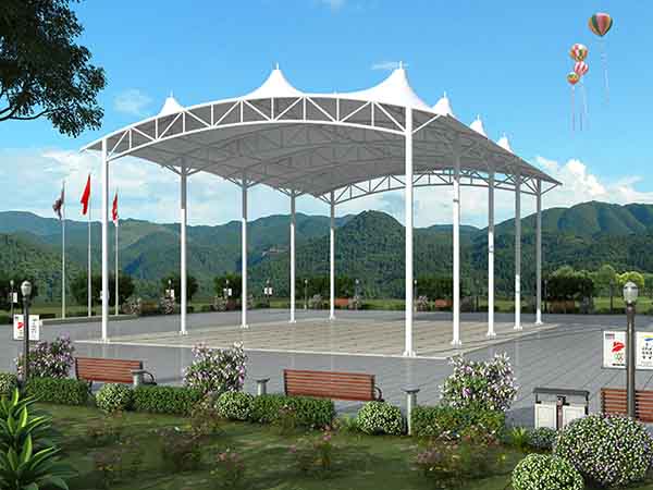 泉州<font color='red'>張拉膜結(jié)構</font>景觀設計施工【案例圖片】