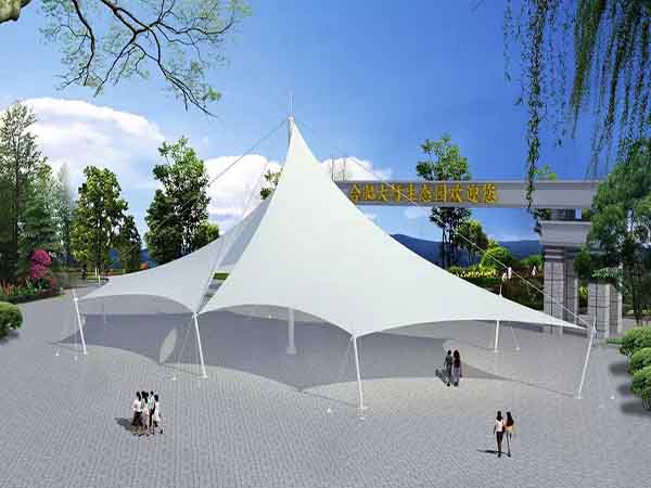舟山<font color='red'>張拉膜結(jié)構</font>景觀設計施工【案例圖片】