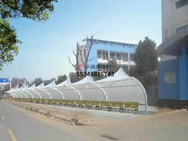 貴港市膜結構雨棚工程設計施工案例 　　