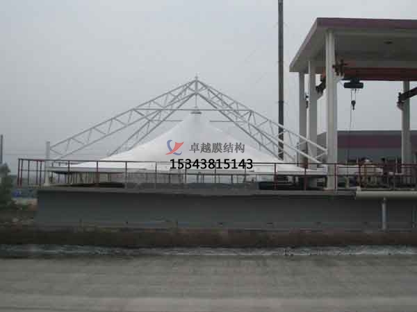 銀川市污水池加蓋圖片/膜結(jié)構(gòu)罩棚案例、設計