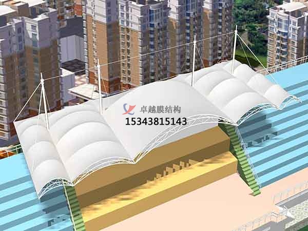 丹鳳膜結構看臺/舞臺/主席臺【生產安裝設計】