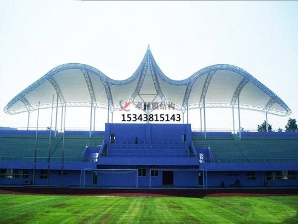 甘谷膜結構看臺雨棚生產設計安裝