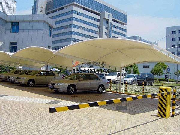 洞口膜結(jié)構(gòu)停車棚設計施工安裝