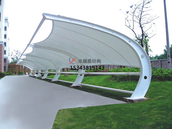 山陽(yáng)膜結(jié)構(gòu)停車(chē)棚設(shè)計(jì)施工安裝