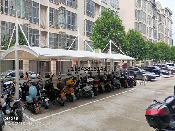 新寧膜結(jié)構(gòu)停車棚【充電站雨棚】設計安裝