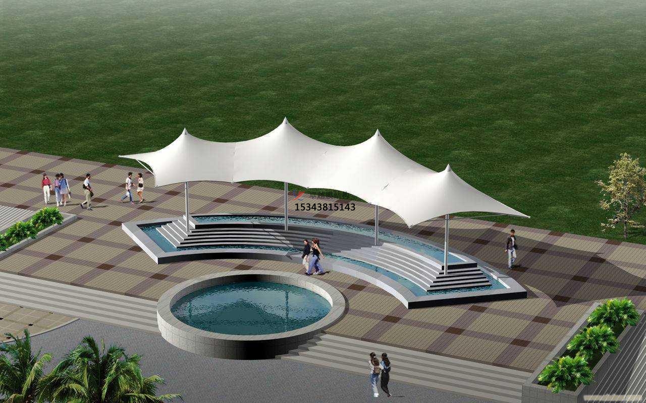 唐河<font color='red'>膜結構景觀</font>【張拉膜景觀】承包安裝價格