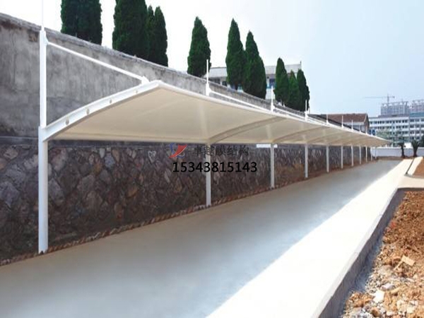 麥蓋提膜結(jié)構(gòu)停車棚【遮陽棚廠家】生產(chǎn)設計