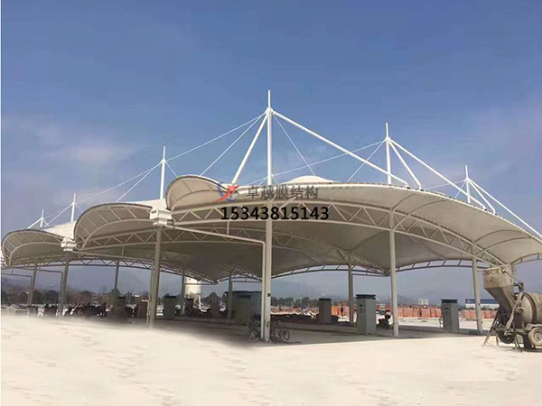 延安加油站罩棚施工/加氣站雨棚設計安裝生產(chǎn)廠家