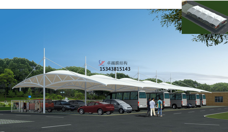 為什么膜結(jié)構(gòu)車棚隨處可見？
