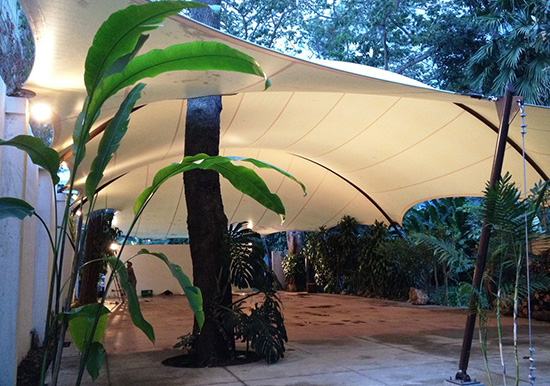 主席臺(tái)膜結(jié)構(gòu)的荷載分析