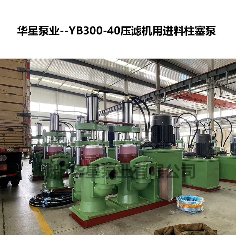YB300-40壓濾機(jī)用進(jìn)料柱塞泵